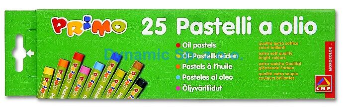 Pastele olejne okrągłe 25 szt.