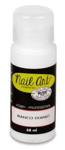 Biel tytanowa do farb akrylowych Nail Art 68ml