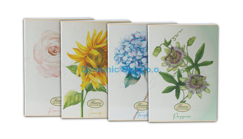 Zeszyt A4 42 kartki linia Pigna Flowers Special