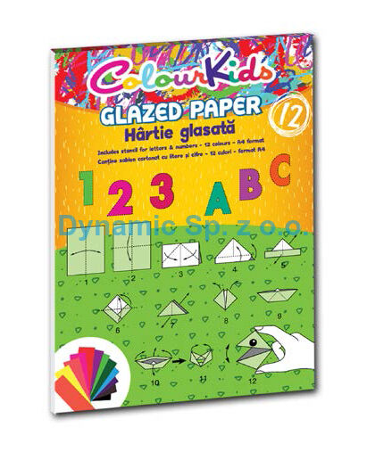 Papier kolorowy A4 12 kartek Colour Kids